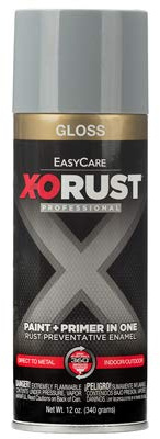 True Value Mfg XOP15-AER Anti-Rust Enamel Paint & Primer, Machinery Gray Gloss, 12-oz. Spray - Quantity 6