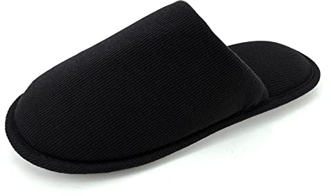 ofoot Zapatillas Estar por Casa Hombre Verano Algodón Orgánico Acogedoras, Zapatos Planos Espuma Viscoelástica Lavables，Suela de Goma Antideslizante