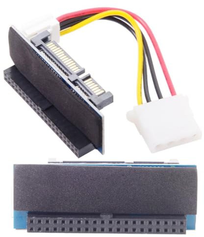 chenyang Convertidor adaptador de disco duro IDE/PATA de 40 pines a placa base SATA de 3.5 pulgadas