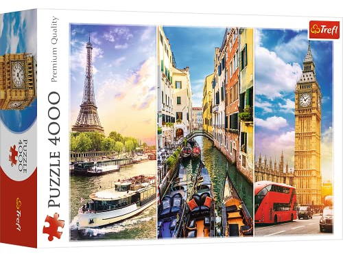 Trefl, Europe Travel Jigsaw Puzzle 4000 Pieces for Children Aged 14+