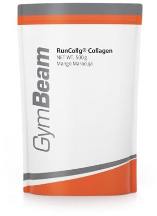 GymBeam Collagene Idrolizzato in Polvere, Collagene Bovino di Alta Qualità con Vitamina C, Contribuisce alla Produzione di Collagene e alla Funzione di Ossa e Cartilagini (Mango-Maracuja)
