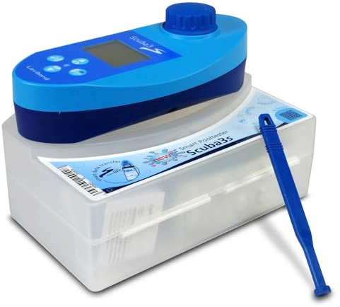 Lovibond Scuba3s Pool Misuratore elettronico per piscina con NFC e applicazione - 11 parametri acqua - Qualità dell'acqua - Piscina IPX7 - Facile da usare