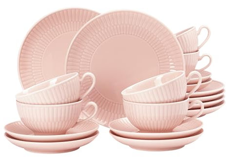 Seltmann Weiden, Teeservice 18-teilig Amina rosé