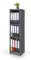 moebel-eins Office Oak Regal III, Material Dekorspanplatte, graphitfarbig