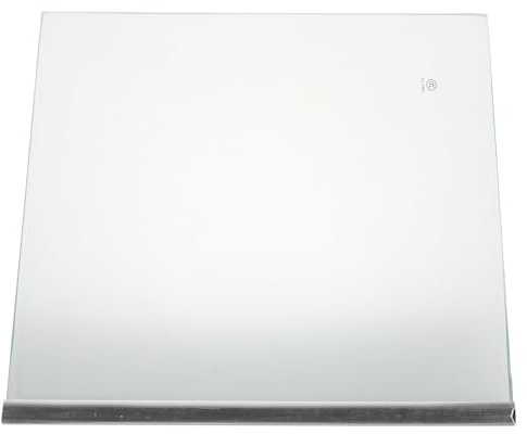 Healeved Étagère Verre pour Réfrigérateur avec Bordure Tablette de Rangement Transparente Facile à Nettoyer et Compatible Plupart des Modèles de Frigo