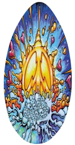 41'' Skimboard Beach Paddle Board Flat Water Skim Board for Beginners Boys Girls Teenagers Adults- Energy