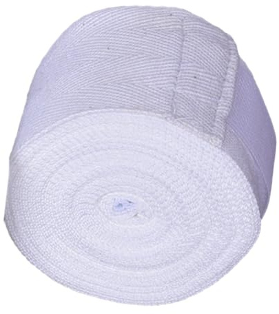 wueiooskj Bandes de Boxe pour Adultes et Enfants, Bandes de Poignet pour Taekwondo, Muay thaï et Kickboxing (Rouges), Blanc, 5m