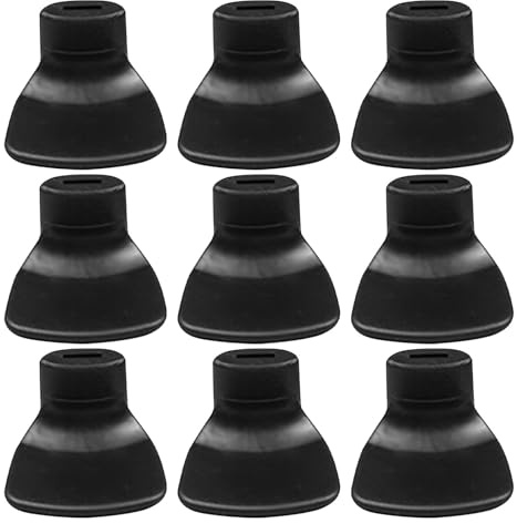 9pcs Flute Mouthpiece Replacement Black Resin Universal Set | Installation Stickers Included, for Teaching and Practice, Beginner and Musician Use, Chinese Flute Wind Training Aid