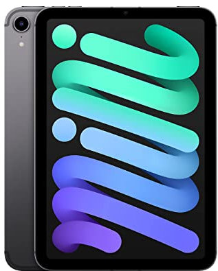 2021 Apple iPad mini (8,3-zoll, Wi-Fi + Zellular, 64GB) - Space Grau (Generalüberholt)