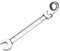 通用 FLZOSPER 32mm Metric Flex-Head Gear Wrench,Box End Head 72-Tooth Ratcheting Combination Wrench Spanner