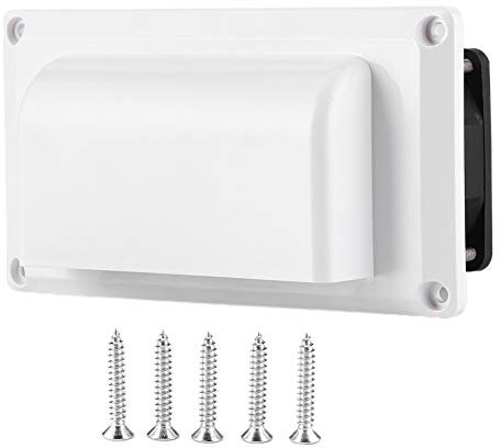 Joyzan Ventilateur D'aération Latéral, Aération Camping Car Grille Ventilation Intérieure 12V Ensemble Extraction Caravane Remorque Vis Montage Travail Silencieux évent Air 25W RV échappement Côté