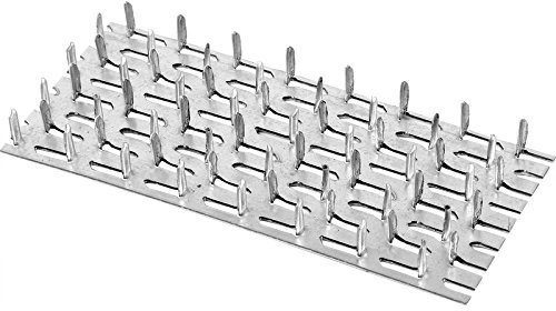 BPC Fixings Galvanised Tooth Plate Connector 10-Piece Set, 129 mm Length x 50 mm Width