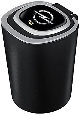 HEYCE Led Auto Aschenbecher, Rauchloser Zylinder Auto Aschenbecher Tragbarer Auto Aschenbecher Auto Aschenbecher für Opel Opc Astra Insignia Corsa Mokka Vectra Adam Crossland X Meriva Grandland