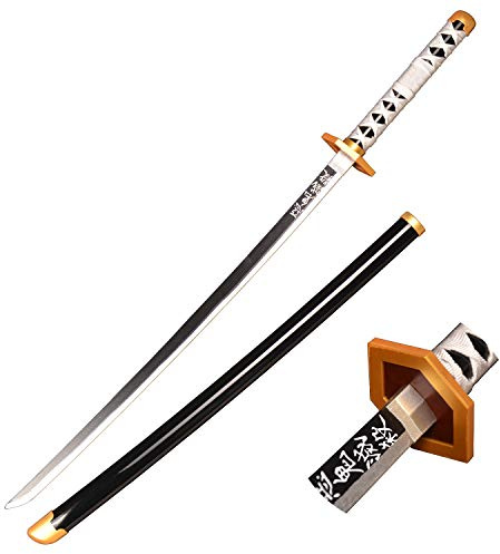 TQVLNMCR Réplica de Espadas for Cosplay, Espada samurái, Espada de plástico, Accesorio for Halloween, Regalo de Cosplay de 40 Pulgadas(Sabito)