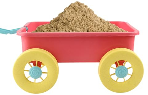 Carro de para Tirar en la Playa, Carrito de Mano para Niños, para Jardín, Piscina y Lago