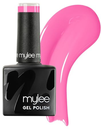 Mylee Gel Nail Polish 8ml [Pink Paradise] - UV/LED Soak-Off Nail Art Manicure Pedicure for Professional, Salon & Home Use [Pink Range] - Long Lasting & Easy to Apply