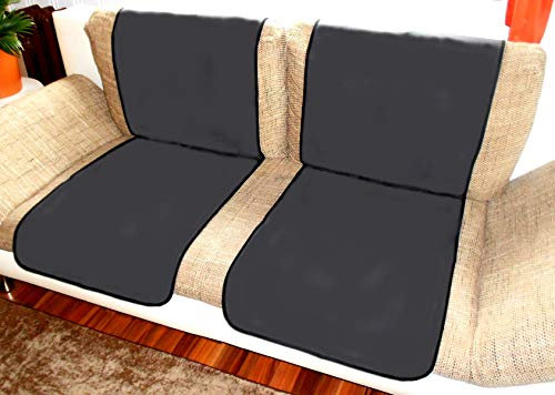 Holzdrehteile Sofaläufer Sesselläufer Überwurf Sesselschoner Schoner Läufer 47 x 170 dunkelgrau