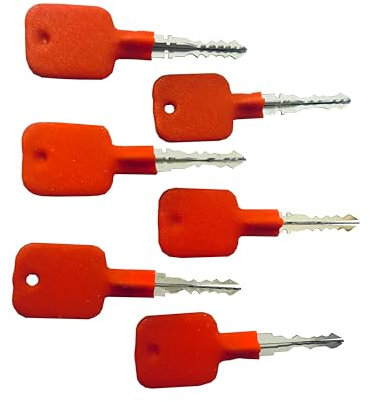 Juego de ganzúas de cerradura de llave común de 6 piezas, herramientas profesionales de cerrajero, abridor rápido