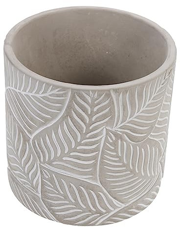 CIYODO Ciment Pot De avec Design Minimaliste Conteneur De Plantes Intérieur pour Décoration De Maison Et Jardin