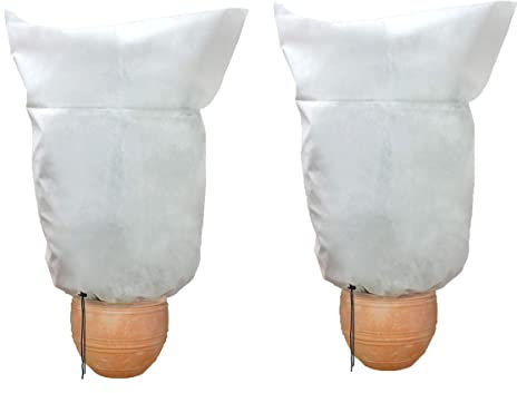 BTYQKZVPM, coperture antigelo per piante invernal, Protezione antigelo in vello da giardino, pianta vegetale invernale(1.8x2.2m 60g 2 pcs)