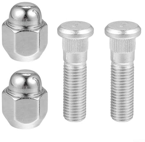 Aprilsunnyzone Boulons de roue de rechange en acier argenté M10x1.25 pour Hyundai '17, pièces n° 52950 M1000, compatible avec plusieurs marques de véhicules