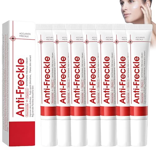 Lot de 7 crèmes anti-taches pigmentaires, crème éclaircissante pour taches de rousseur, éclaircit le teint de la peau pour un teint uniforme et éclatant