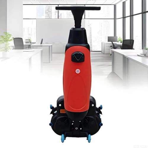 GIZMIT Fregadora Secadora Profesional de 18, fregadora Comercial, 1200 m²/h de Cobertura, batería de Litio Recargable, para Suelos de Madera y baldosas Red