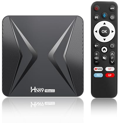 Android TV Box, Android 14.0 Boîtier 4 Go de RAM, 32 Go de ROM