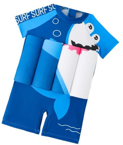 Bañador Flotante para Niños Ayuda De Flotabilidad Ajustable con Protección