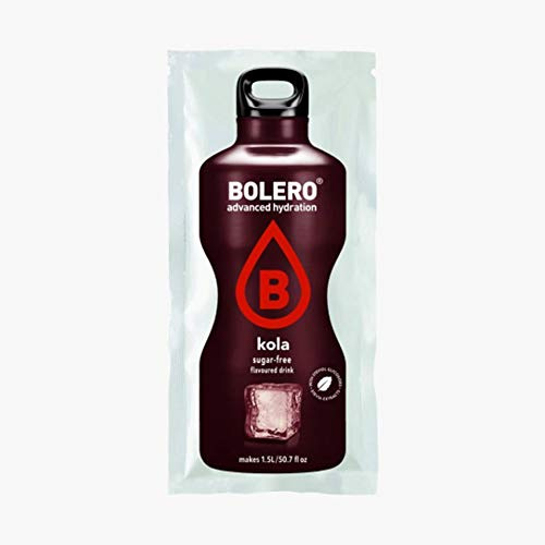 BOLERO Drinks 48 bustine da 9 grammi gusto COLA - Preparato istantaneo per Bevande con Stevia e Vitamina C e Senza Zucchero