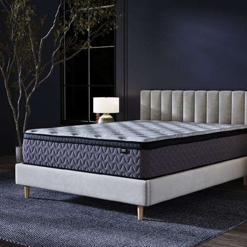 Signature Design by Ashley Full Size Augusta2 Mattress 12 Inch Euro Pillow Top Hybrid Mattress with Lumbar Support Gel Memory Foam, Fiberglass Free, Mattress In A Box