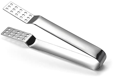 Tea Bag Squeezer Tongs, Stainless Steel Ice Sugar Tongs for Tea Party Coffee Bar Kitchen and Wedding Birthday