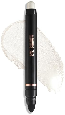 Erinde - Ögonskuggspenna, ögonskugga med glitter, långvarig och vattentät ögonskuggspenna, högpigmenterad metallisk ögonmakeup med