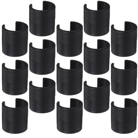 SUPVOX 15 Hebillas para Postes de Fútbol, Clips para Varillas de Bandera de Esquina, Abrazaderas de Plástico Resistentes, Kit de Entrenamiento de Fútbol 15 Piezas para Uso en