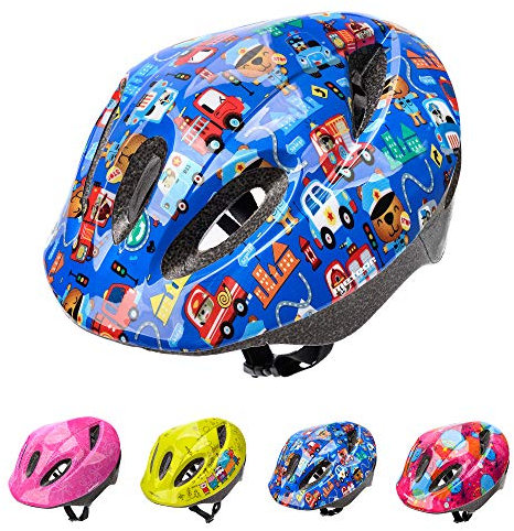 meteor® Kinderfahrradhelm Sicherer Fahrradhelm Kinder Helm Roller-Helm Jungen Kinder-fahrradhelm für Mountainbike Inliner skaterhelm BMX fahradhelm Scooter Kinder Bike Helmet