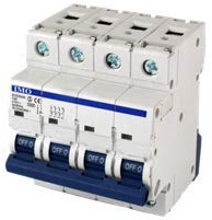 Disjoncteur triphasé + neutre 3P+N - 20A - Pouvoir de coupure 10kA - courbe C - À vis - IMO B10C3N20AL