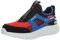 Skechers Boys, Zapatillas Niños, Blue Synthetic Red Textile Multi Trim, 30 EU