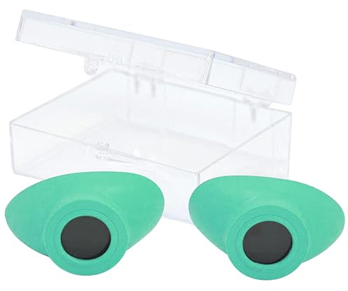 Super Sunnies Slim Flex UV Protection des yeux conforme FDA Masques pour lit de bronzage, lunettes pour thérapie à la lumière rouge - Bleu ciel