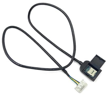 Adaptador de ranura para tarjeta SIM para radio Android, multimedia, GPS, 4G, 20 pines, conector de cable, repuesto de accesorios de coche