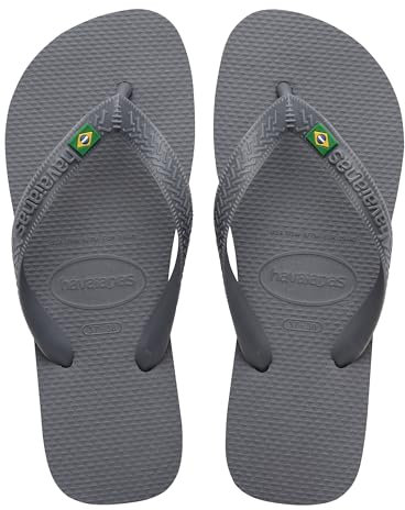Havaianas Unisex Top Color Flipflop, Steel Grey, 40 EU
