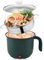Petite Poêle Électrique, Multicuiseur Électrique 1,8L, Hot Pot Électrique Portable, Casserole Electrique, Mini Cuiseur Vapeur, Marmite Électrique Antiadhésif, Idéal pour Cuisine, Dortoir, Voyages