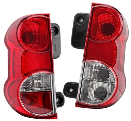 Posterior Faros Traseros Para Nissan Para NV200 2009 2010 2011-2019 Luces Traseras Exteriores Luz Frenos Trasera Luz Antiniebla Trasera Cubierta Lámparas Advertencia Piloto Luz Trasero(Left and Right)