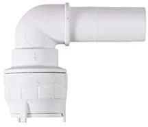 Oracstar PolyFit 15mm White Spigot Elbow Plumbing Fitting