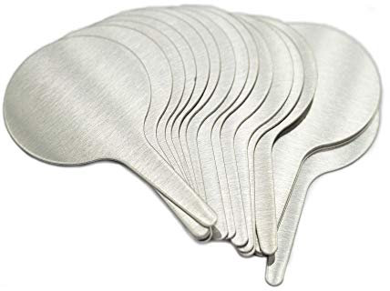 Lot de 50 étiquettes de plantes en acier inoxydable pour jardin