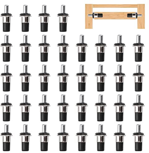 UFURMATE Lot de 36 goupilles de réparation à ressort pour stores en plastique avec anneau en métal pour réparation de porte d'armoire, goupilles de réparation d'amortisseur, broches de rechange pour