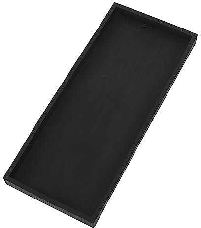 Vassoio da Bagno per Bancone, Vassoio Cosmetico in Silicone per Bagno, Vassoio Rettangolare per Lavabo Vassoio Portaoggetti Vassoio Cosmetico Vassoio Portaoggetti per Gioielli (L)