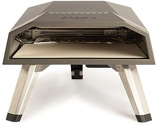 CREATE/PIZZA MAKER PRO 12/ Horno de gas para pizzas portátil/Acero inoxidable y piedra, patas plegables, sistema Flame-Out, rápida cocción temperatura máxima 500°C, pizzas 30cm