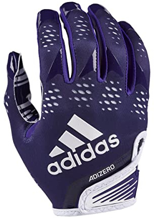adidas Adizero 12 Gants de football pour adulte Violet/blanc Taille 4XL