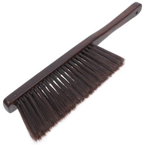HOLIDYOYO Handle Soft Bristle Dust Brush for Cleaning Fireplaces Sofas and Furniture Ergonomic Wooden Handle Broom for Efficient Dusting and Ash Sweeping