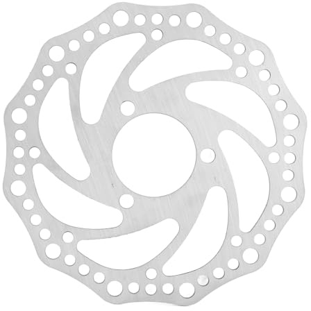 Rotor de Freno de Disco de Bicicleta de 140mm, 3 Orificios Aptos para Carretera, Montaña, BMX, Freno de Disco de Acero con 3 Orificios para Accesorios de Ciclismo BMX